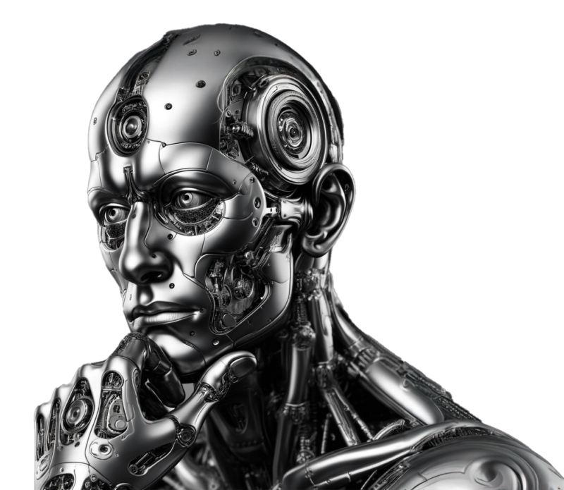 Artificial Intelligence Humanoid thinking